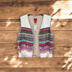 Christina Multicolor Patterned Women's Vest